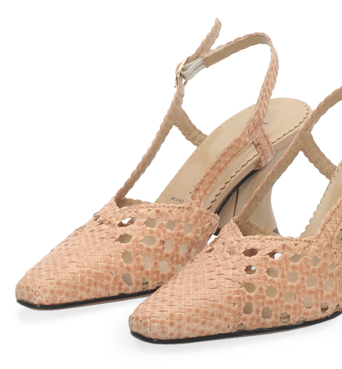 Ein Absatzschuh-Paar.