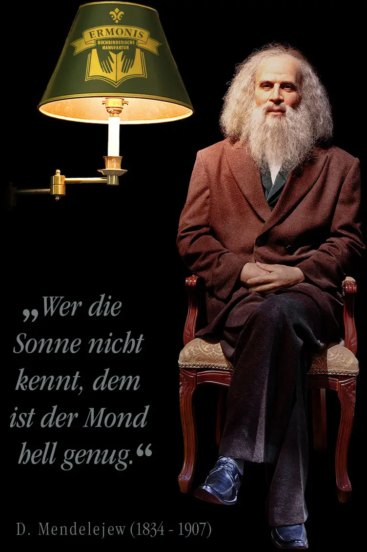 ERMONIS Markenauftritt: Lampe, Person, Laptop und Geschäftsausstattung.